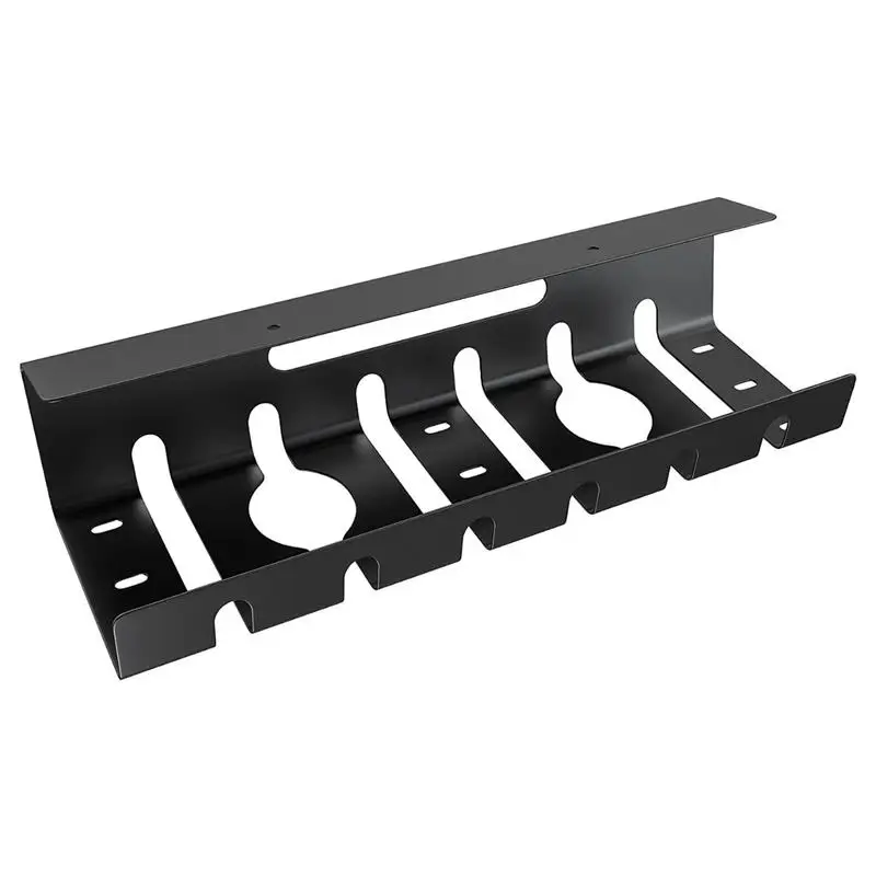 

Desk Cable Management Tray Black Home Cable Management Tray U-Channel Screw Installation Under Desk Shelf Cable Management Rack