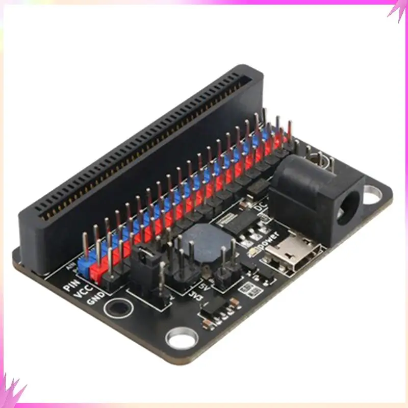 B50C 1 قطعة لوح تمديد لـ Microbit GPIO توسيع Python IO: بت 5 فولت مع على متن الطنان السلبي #3