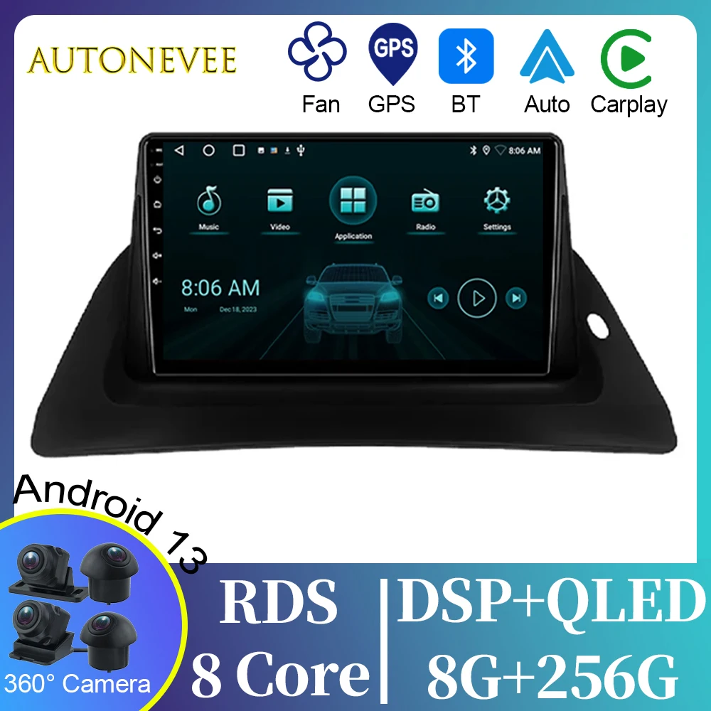 

7862 For Renault Kangoo 2015 - 2018 Video Player BT Android Auto GPS Navigation Multimedia Carplay Radio 5G WIFI IPS No 2din DVD