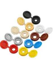 50pcs Self Tapping Screw Protection Cover PE New Material Plastic Integrated Screw Cap Thickened Screw Decorative Top M4M5