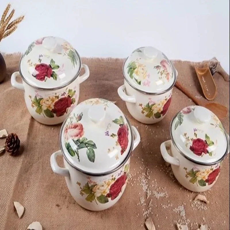 

CASSROLE COOKING POT ENAMEL KITCHEN UTENSIL Cookware Ceramic Cooking Casserole Dish Ceramic Cookware Soup