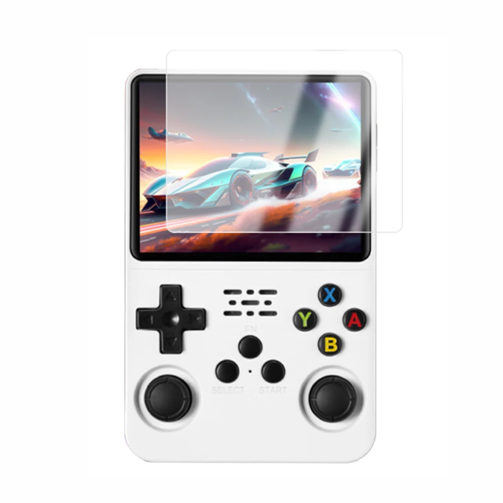 Hard กระจกนิรภัยป้องกันฟิล์มป้องกันหน้าจอสําหรับ R36 Max Retro คอนโซลเกมมือถือป้องกัน R36max อุปกรณ์เสริม