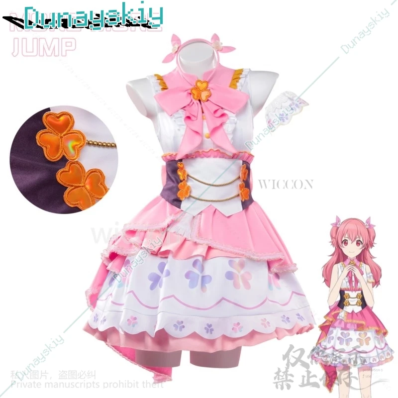 Anime Game Project Sekai Colorful Stage Feat Cosplay MORE MORE JUMP Momoi Airi Lolita Dress Halloween Wigs Uniforms Customized