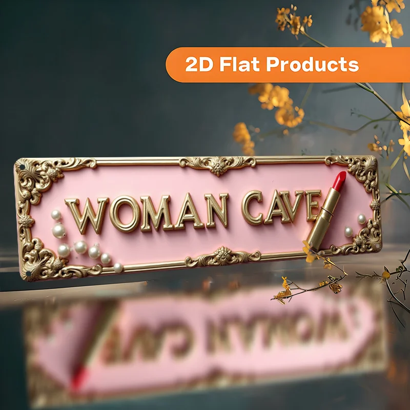 2D Flat, Vintage "W…