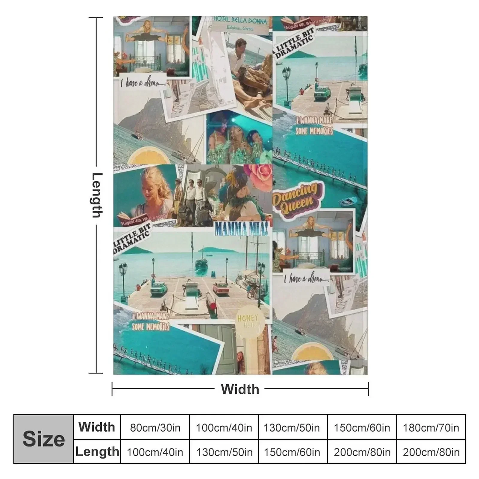 MM ultimate collage Throw Blanket couch cozy soft plush fuzzy picnic outdoor blanket