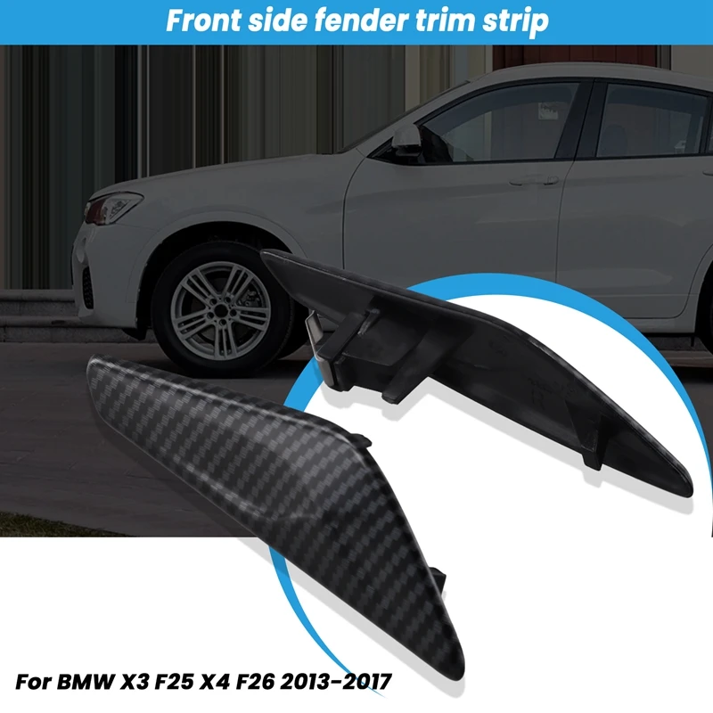 51117338569 51117338570 Trim Fender sisi depan BMW, F25 F26 2013-2017