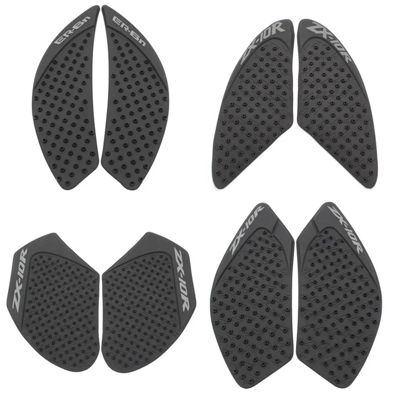 Motorcycle Anti Slip Tank Pad Stickers For Kawasaki Ninja ZX-6R ZX6R ZX 6R ZX-10R ZX10R ZX 10R Z250 Z300 Z650 ER6N ER-6N