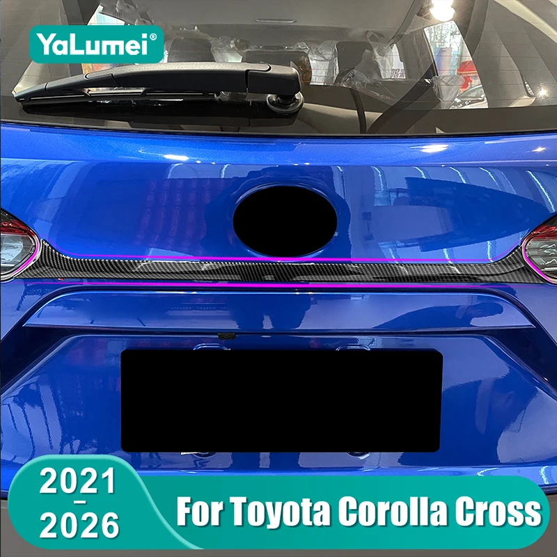 Für Toyota Corolla Cross XG10 2021 2022 2023 2024 2025 2026 Hybrid Heckklappen-Oberleisten-Zierleisten-Zubehör