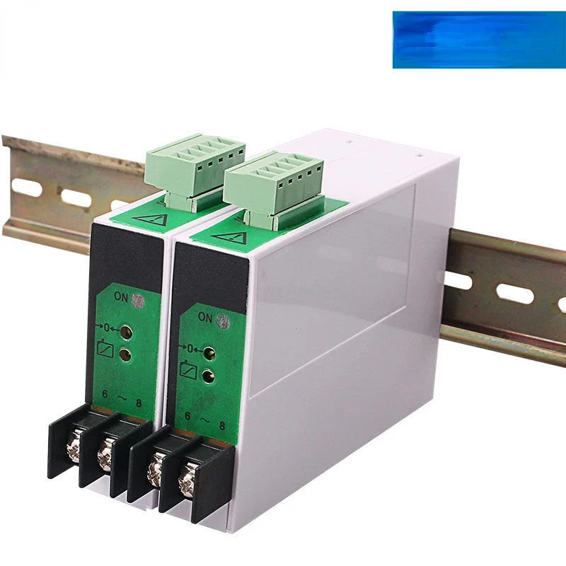 AC current transmitter AC0-5A to 4-20mA power supply 220V single three-phase current measurement