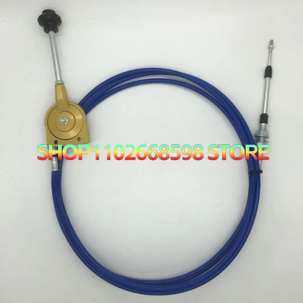 Excavator Parts Modified Manual Throttle Cable for Carter Hitachi Daewoo Hyundai Sany Kobelco Installed Manual Throttle Cable