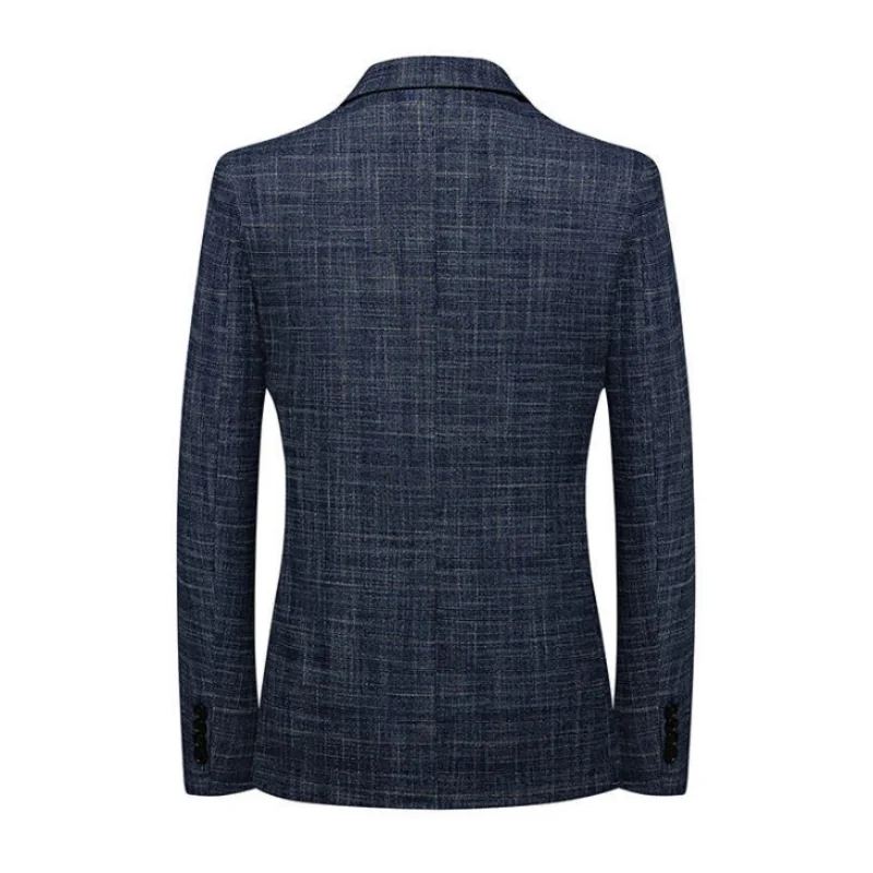 High Quality 2023 New Men\'s Fashion All-in-one Banquet Korean Version Slim Handsome Trend Business Casual Four Seasons Blazers