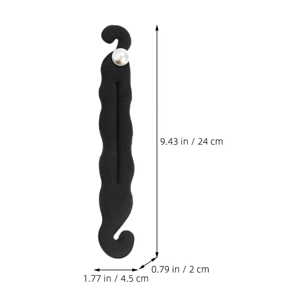 6Pcs Hair Bun Makers Sponge Twisted Double Hook Hair Tools for Updo Styling Daily Party Wedding Accessories Bun Maker