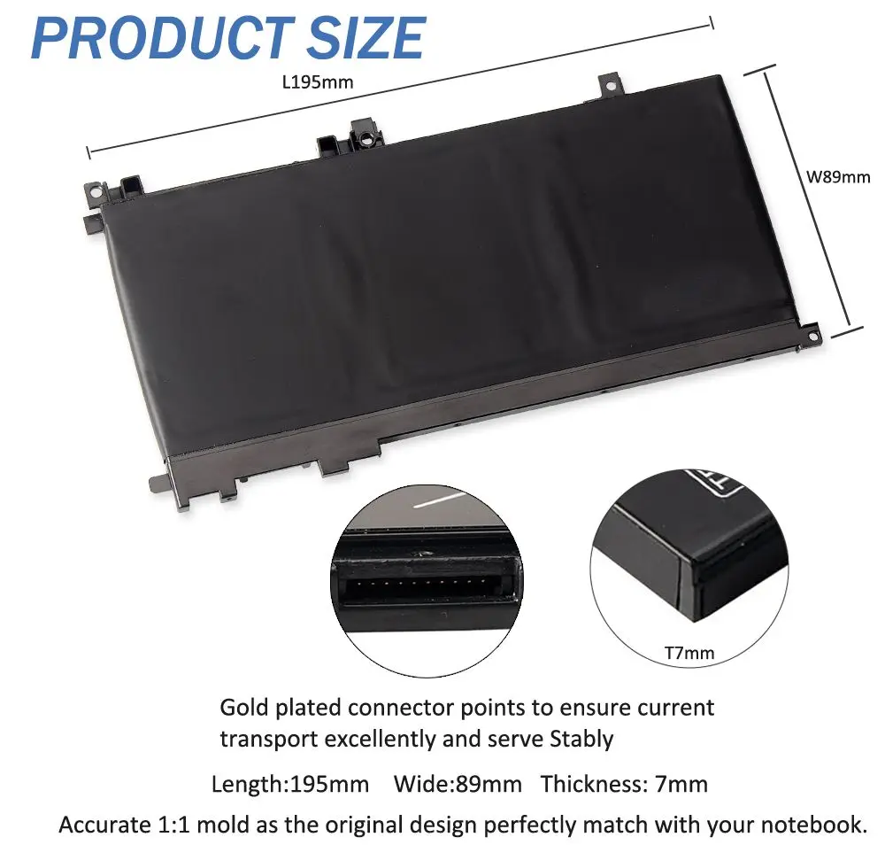 Imagem -02 - Bateria para hp Omen Te03xl 15-ax012tx a 15-ax050tx 15-bc001tx a 15-bc045tx 14-am028tx 15-ay030tx 15-ay031tx 15-ay032tx 15-ay032tx
