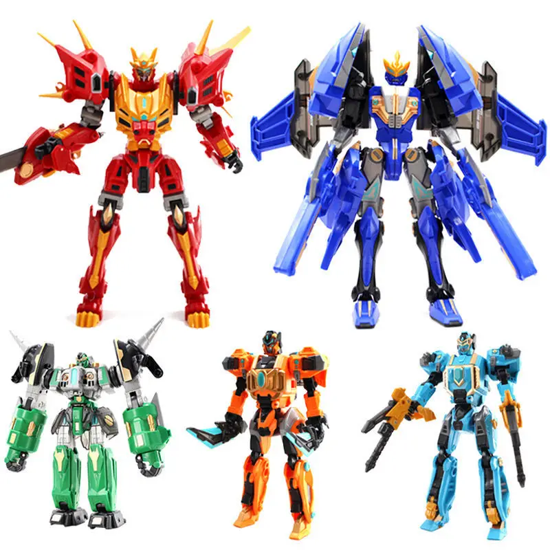 Conjunto de robô de deformação, faça você mesmo, deformação combinada, 7 ''/18cm, modelo de plástico, brinquedos, figura de anime, meninos, brinquedo surpresa de aniversário, coletar presentes