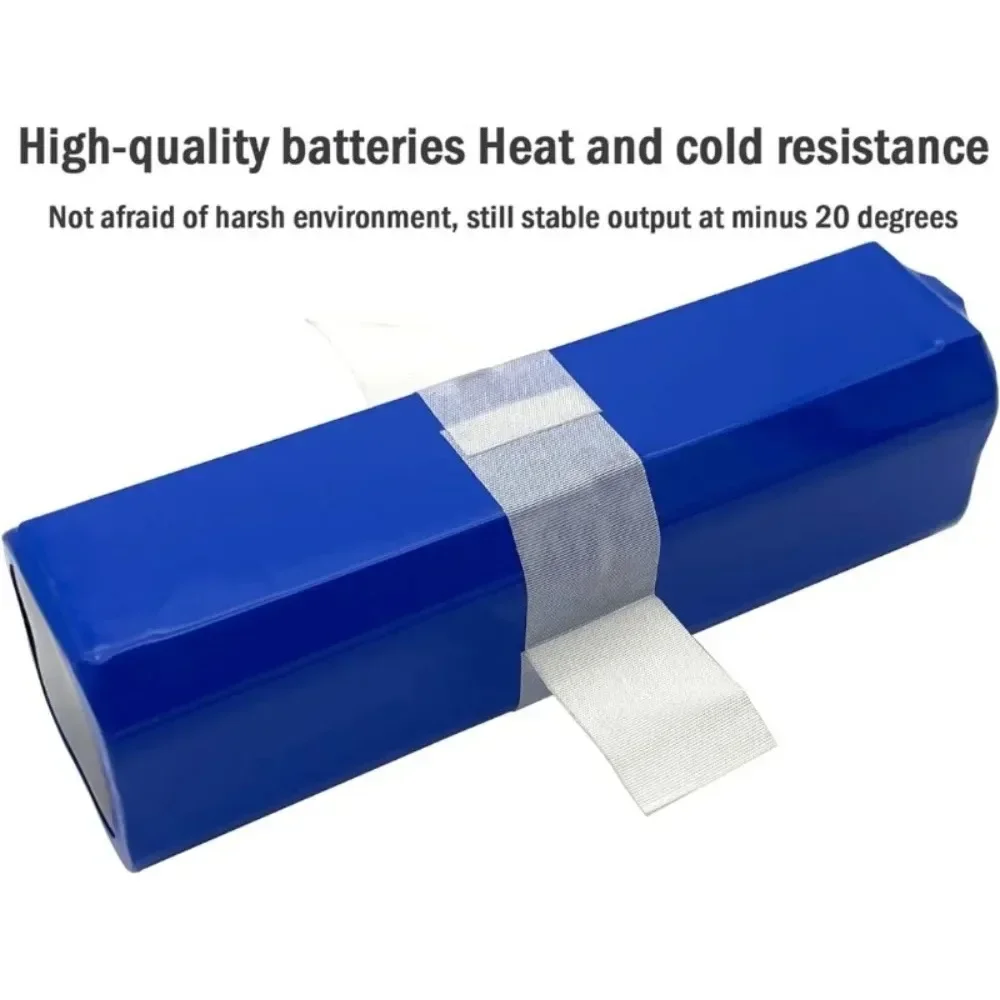Baterias de substituição para qihoo 360 s9 eufy robovac l70 aspirador robótico peças reposição 14.4v 9800mah 18650 bateria