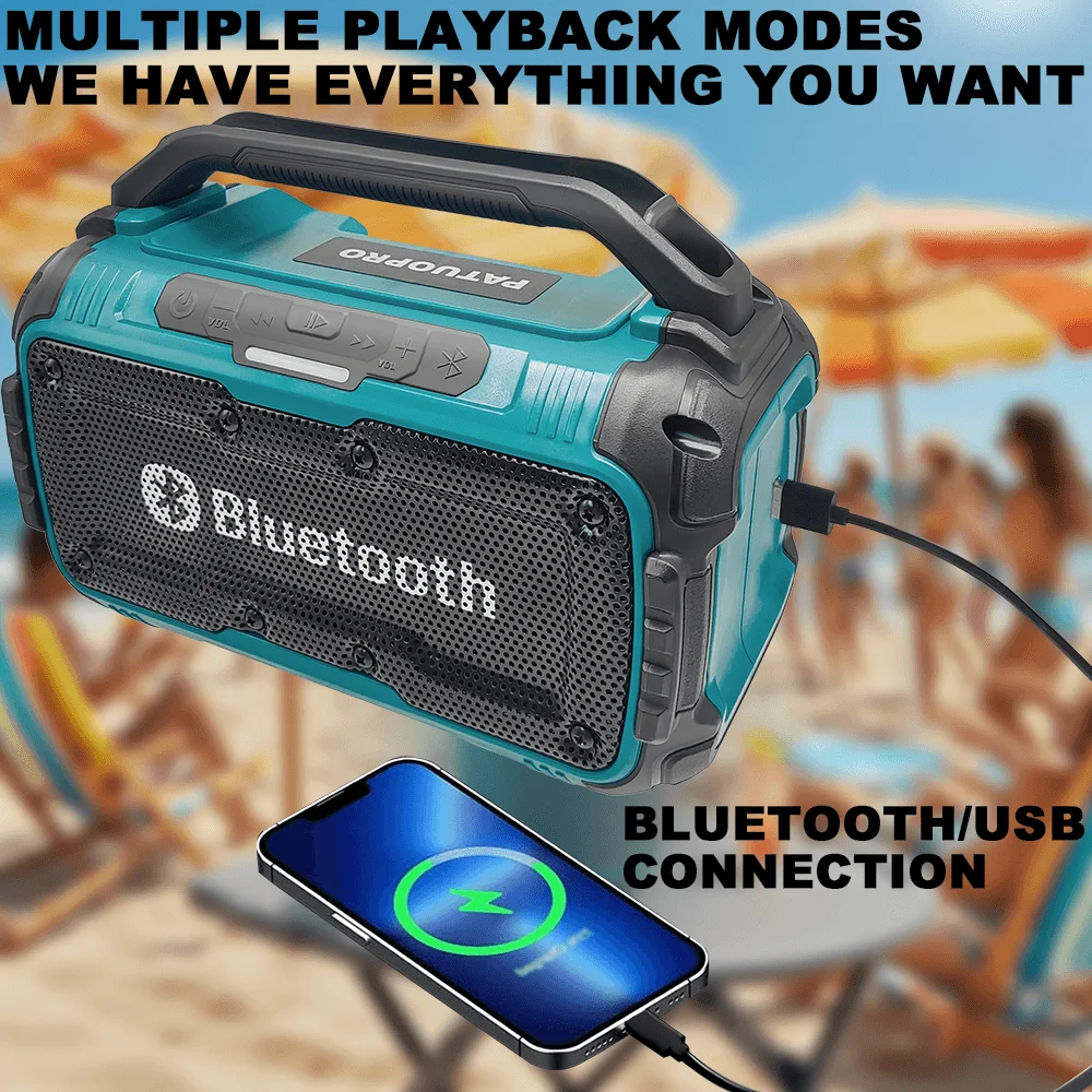 سماعة لاسلكية تعمل بالبلوتوث المتكلم المحمولة USB في الهواء الطلق معدات الترفيه والترفيه المنزلية ثنائي القناة مضخم صوت ستيريو المتكلم