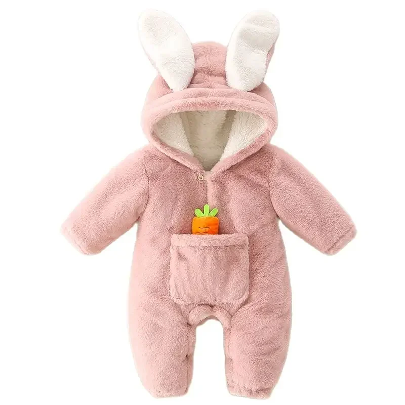 baby-rompers-winter-warm-coral-fleece-newborn-baby-girl-clothes-cartoon-rabbit-coats-infant-jumpsuit-animal-overalls-pajamas