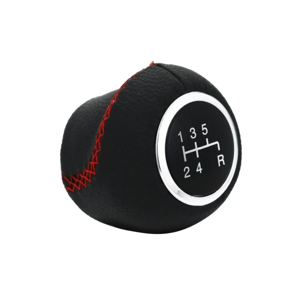 For FIAT GRANDE PUNTO 2006 2012 And LINEA 2007 2015 Car 5 Speed Shift Knob Lever Stick Covered With PU Leather Accessories