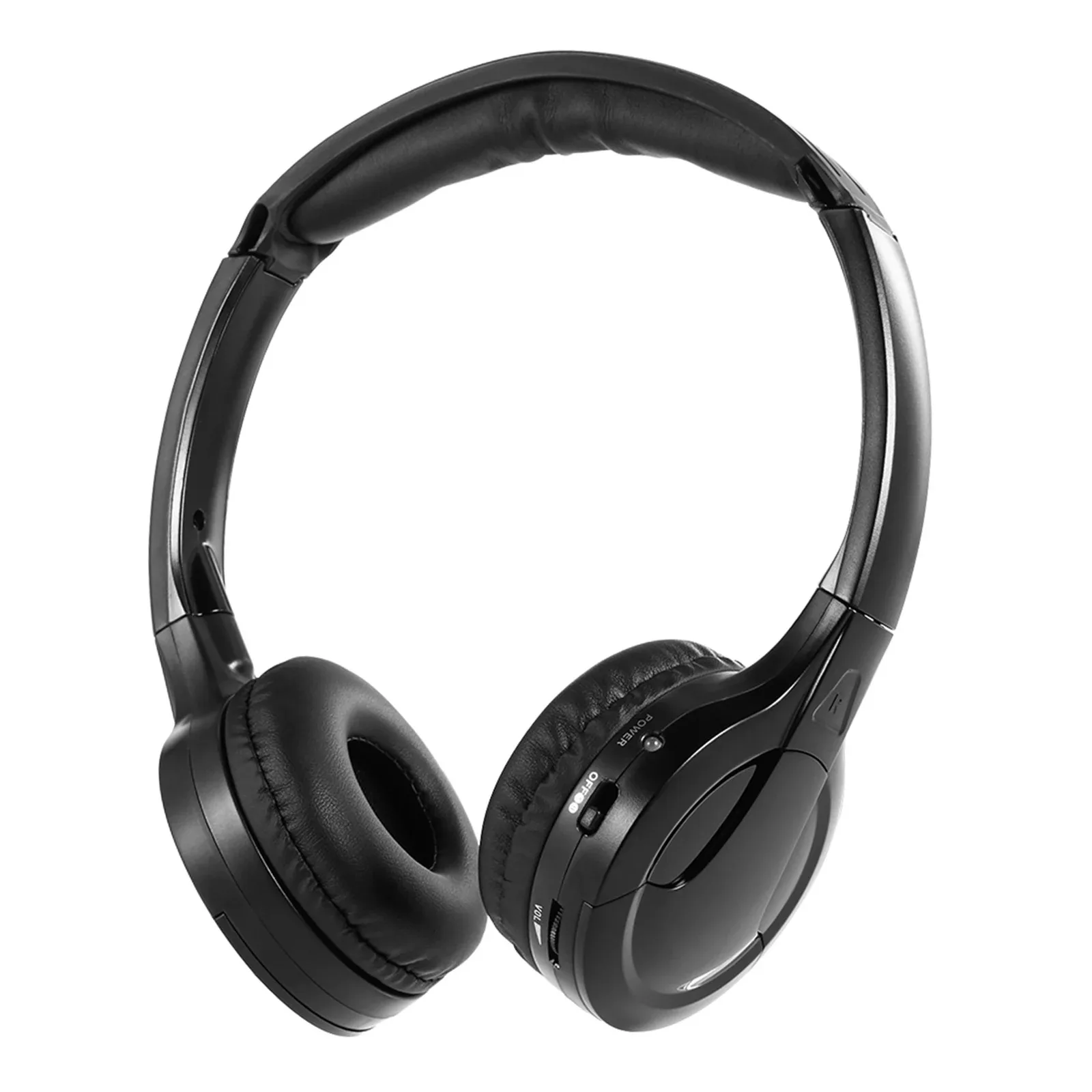 

IR Infrared Wireless Car Headphones Stereo Headset Wired Earphone Dual Channel for In-car DVD Player Music Headphones