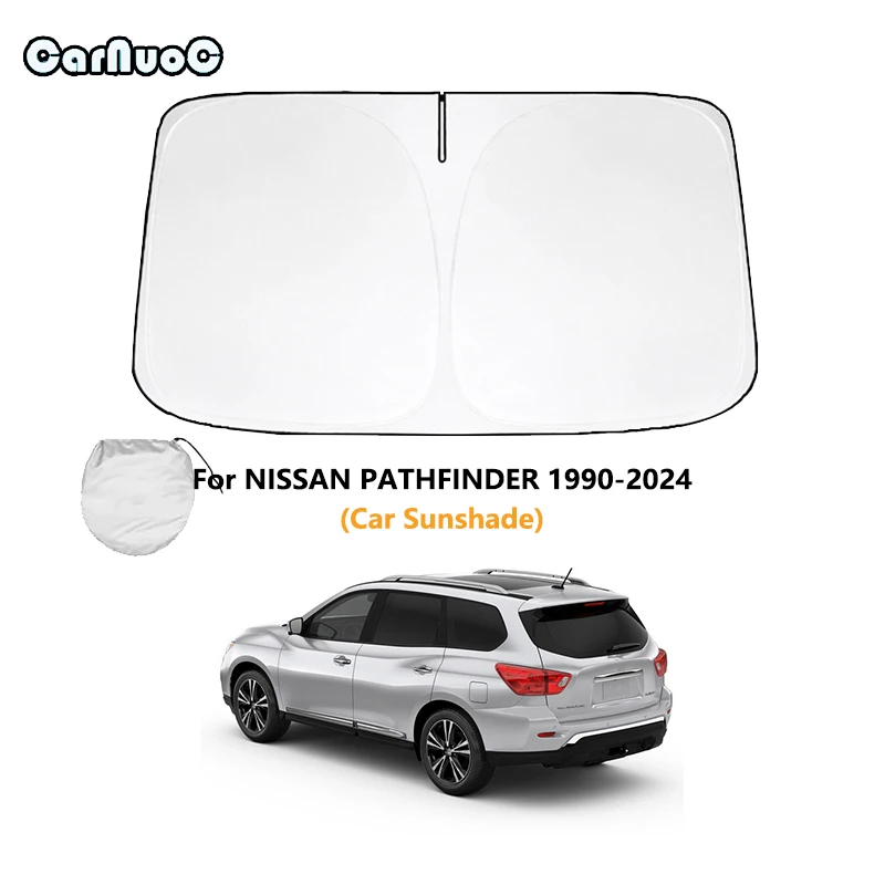 

For NISSAN PATHFINDER 1990-2024 Car Sunshade Sun Shade Front Rear Window Film Windshield Visor Cover UV Protect Reflector