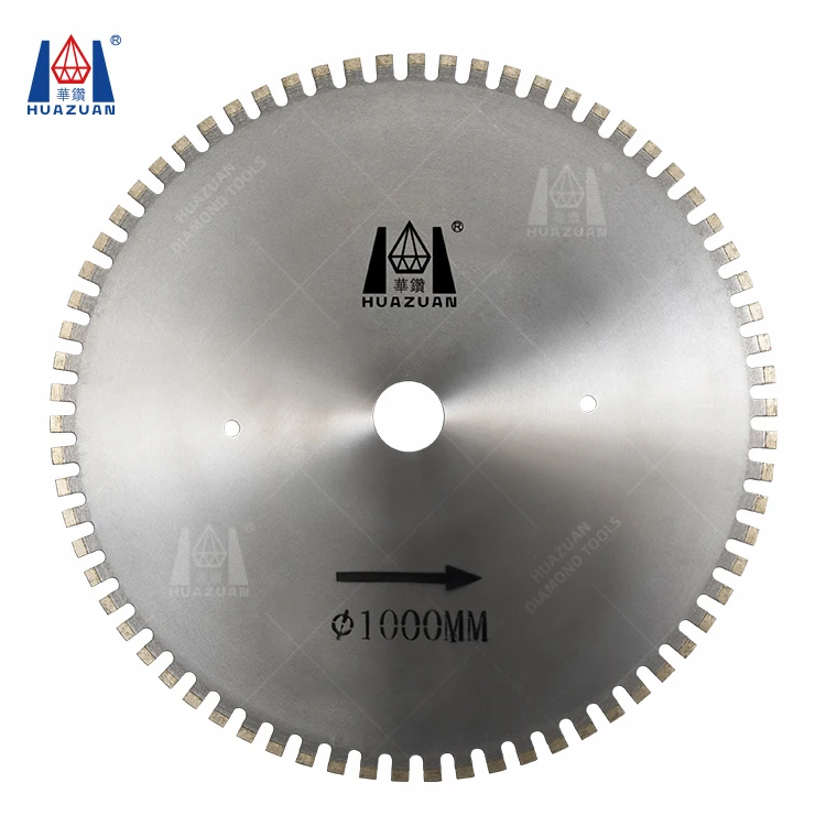 D1000mm Steel Diamond Cutting Saw Blade Industrial Grade Circular Shape Marble High Frequency Welded Dry Concrete Cutting OEM