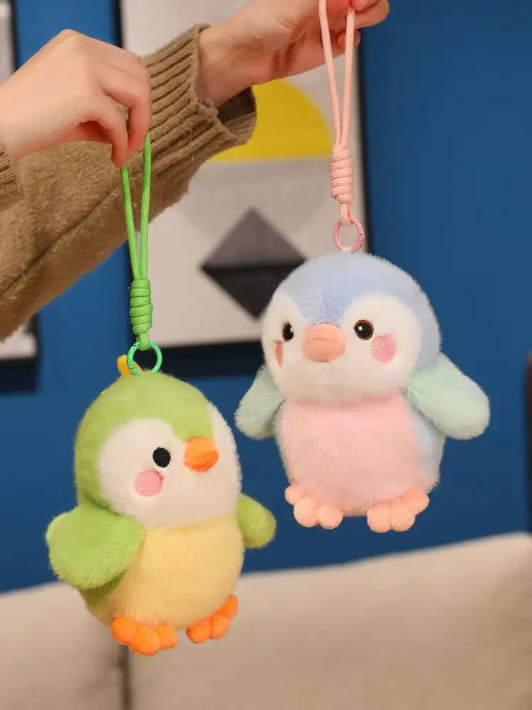 Nieuwste Fat Bird Rugzak Hanger Sleutelhanger Kawaii Gevulde Knuffel Pop Cartoon Anime Leuke Gift Pop voor Vrienden Vakantie Cadeau Doen