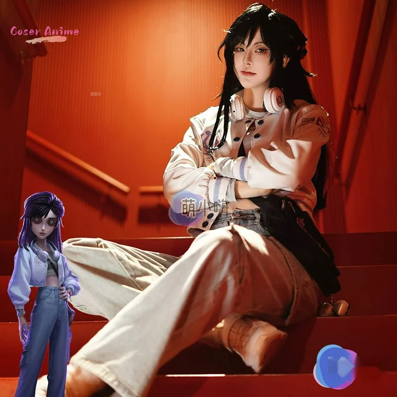Coser Spiel Identität V Evelyn Mora Cosplay Kostüm Uniform Halloween Karneval Party Weihnachten Spielen Rolle Kleidung Kleidung