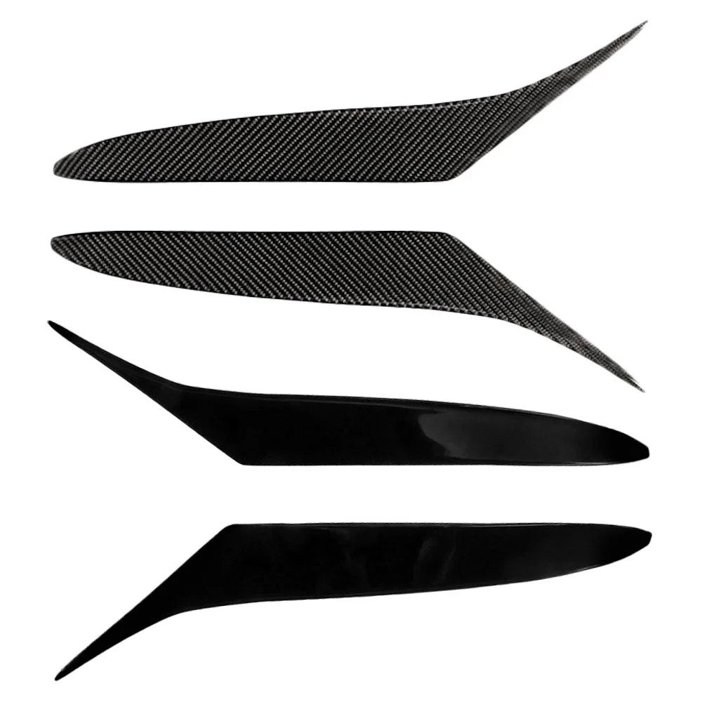 2pcs Car Headlamp Eyelid Eyebrow Cover Front Headlight Cover Trim For Mazda RX8 Coupe 2004 2005 2006 2007 2008 Front Left/ Right