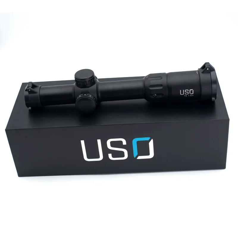 Mira telescópica USO Optics TS-6X 1-6x24 FFP retícula iluminada - imagen 4