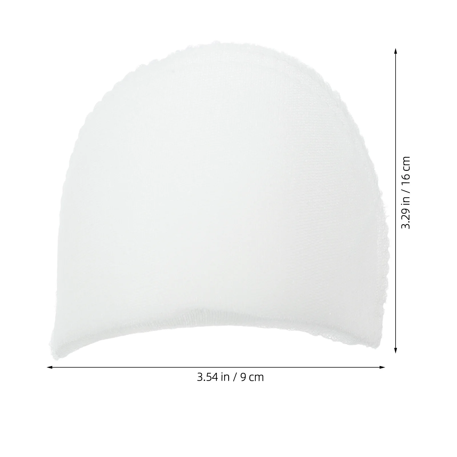 

Shoulder Pads 9X16X1.2Cm White Premium Sponge Filling Tricot Knit Cover For Blouses Knitwear Blazer Practical