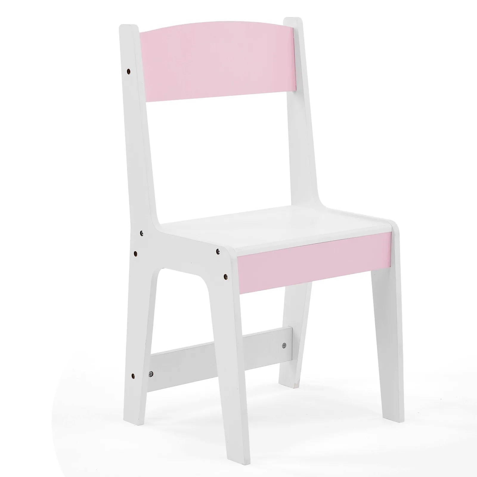 طقم طاولة زينة للأطفال مع مرآة ومقعد هدية مكياج للأطفال البنات #6