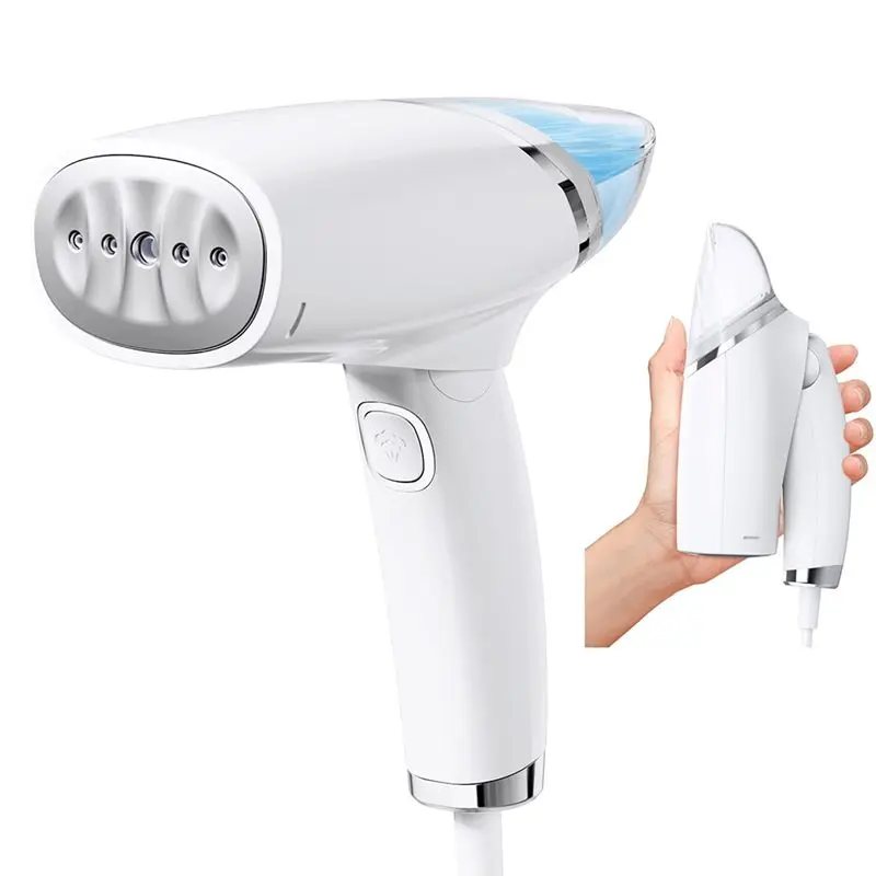 TAIGH-Mini Handheld Garment Steamer For Travel And Home Use - Compact Steam Iron With EU Plug