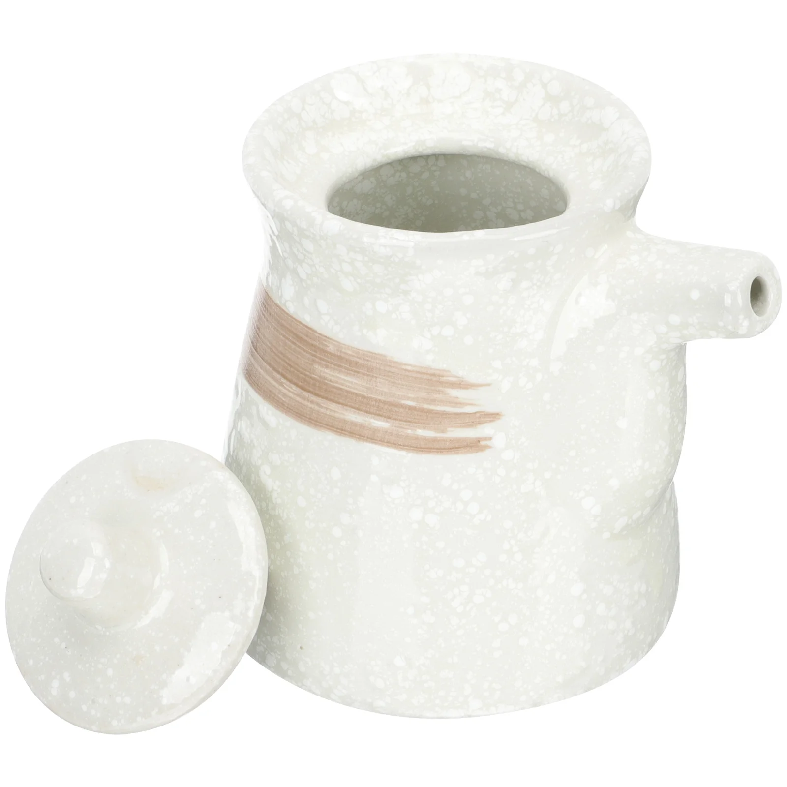 Ceramic Soy Sauce Bottle Small Japanese Vinegar Dispenser Oil Bottle Easy Clean Ceramic Sauce Container for Kitchen