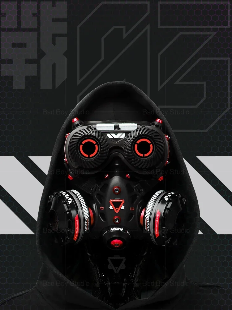 NUEVO en stock Cyberpunk Mask Battle 03 Máscara de gas Cos Ciencia ficción Máquinas de accesorios de cine y televisión
