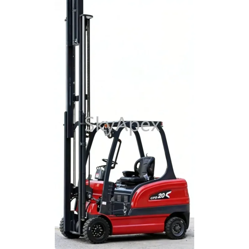 CE/ISO Certified 2 Ton 3-Wheel Lead-Acid Telehandler Customizable High Efficiency for Rough Terrain Warehouse Carg Deposit Price