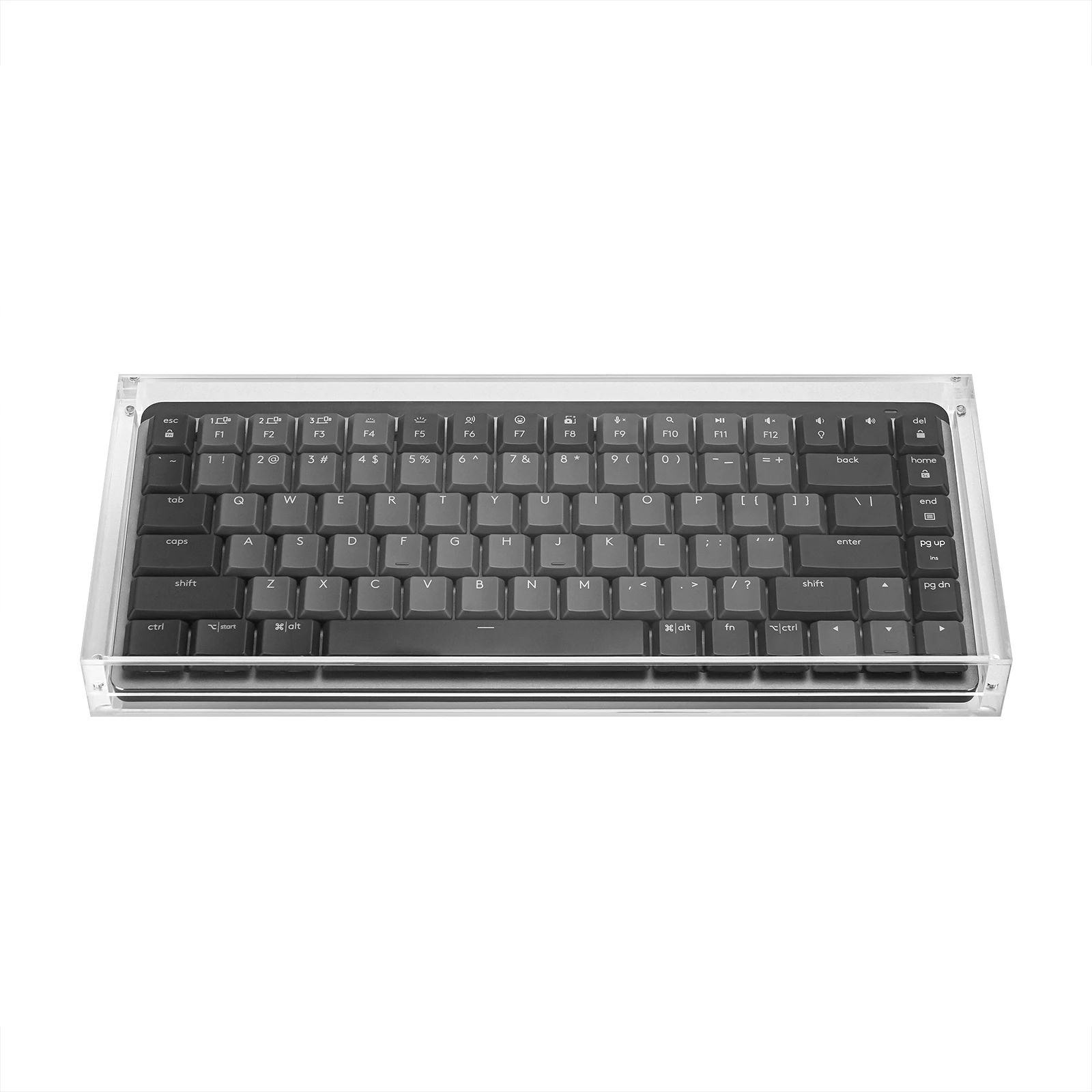 

Geekria Keyboard Dust Cover, Clear Acrylic Dust Cover, Magnetic Closing Dust Cover Compatible with Logitech MX Mechanical Mini