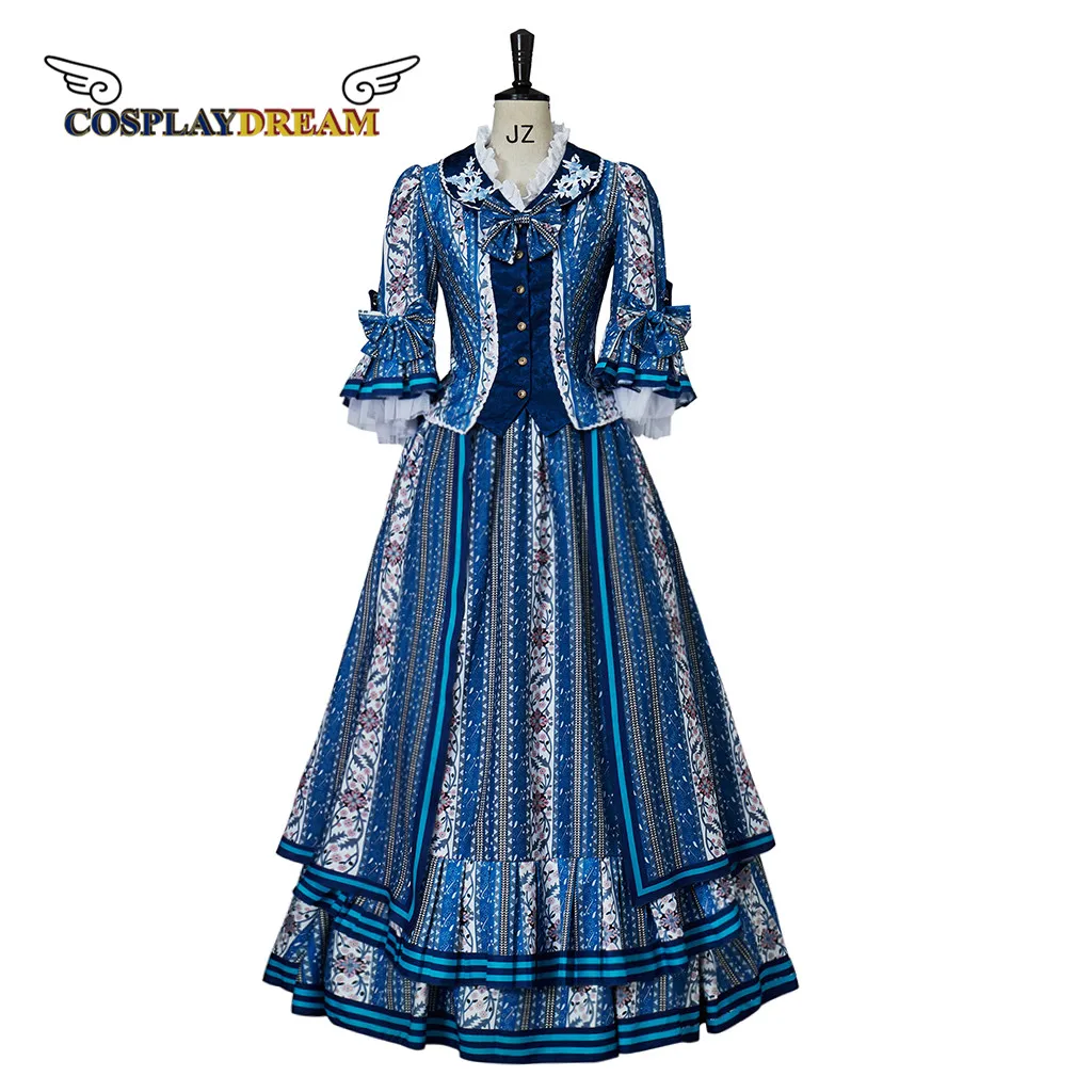 (in stock) The Phantom of the Opera Christine Daae Cosplay Costume Christine Wishing Dress Christine Victorian bustle dress Gown