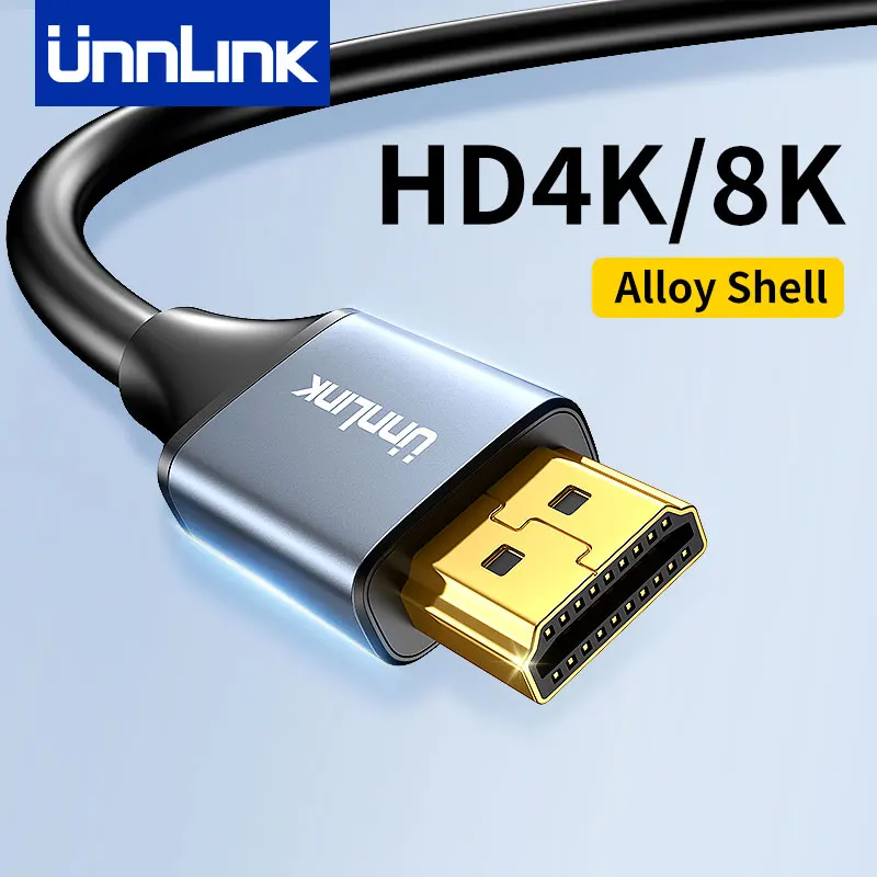 Kabel Unnlink 8K HDMI do monitora Xbox Seriex X/S PS5 do monitora TV Ultra High Speed 48Gbps 4K 144Hz/120Hz eARC Dolby Vision Cord