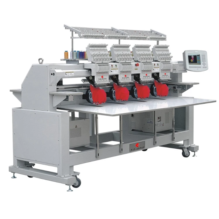 Industrial and Commercial Easy to Operate Automatic Computerized 4 Heads Embroidery Machine for Flat/Cap/Garments