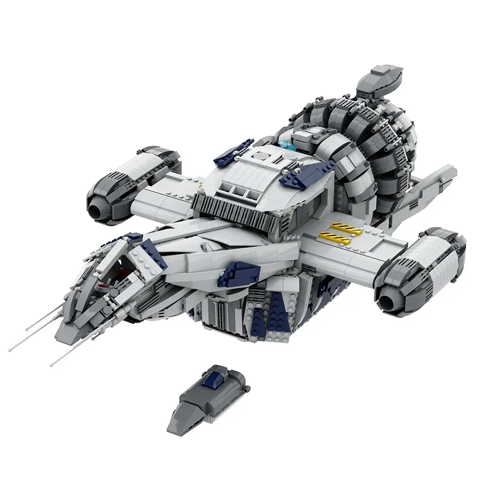 

Gobricks MOC Firefly Serenity Movie Series Model Bricks Firefly Spaceship Fighter DIY Building Block Set Toys For Birthday Gift