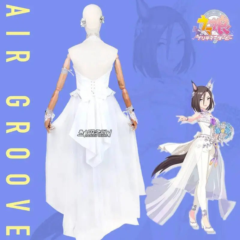 Juego Pretty Derby Queen Air Groove disfraz de Cosplay para mujer lindo vestido de boda traje de fiesta Halloween uniformes para carnaval hecho a medida