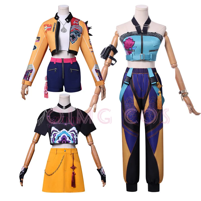 K-POP Demon Hunters Rumi Cosplay Costume Mira Zoe Adult Anime Halloween Party Costumes