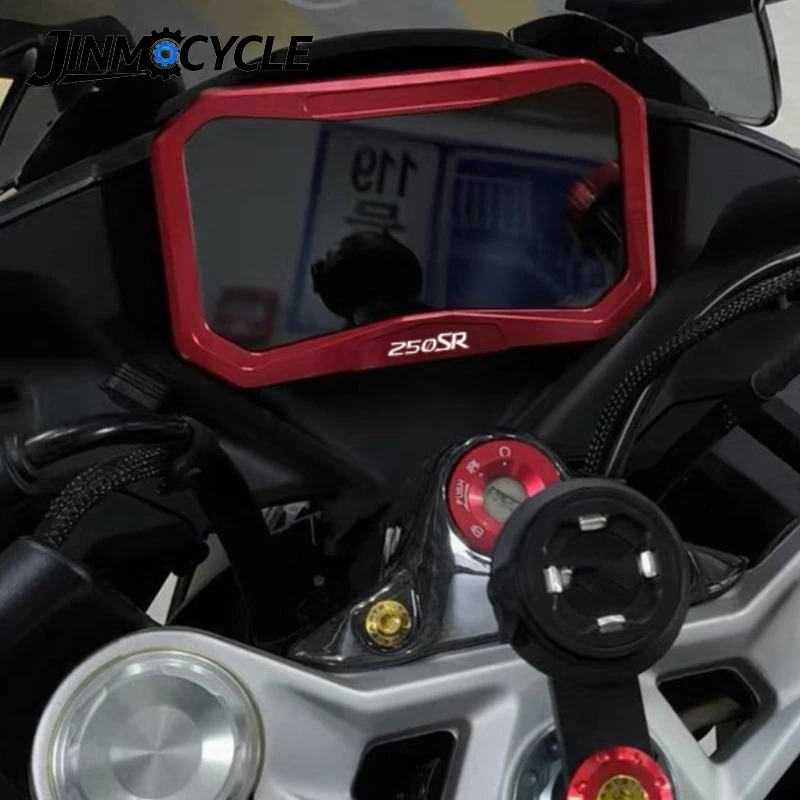 For CFMOTO 250SR 250SRS 300SR 300SS 250 300 SR SRS SS 250 300 Accessories CNC TFT Meter Frame Cover Screen Glare Shield Guard
