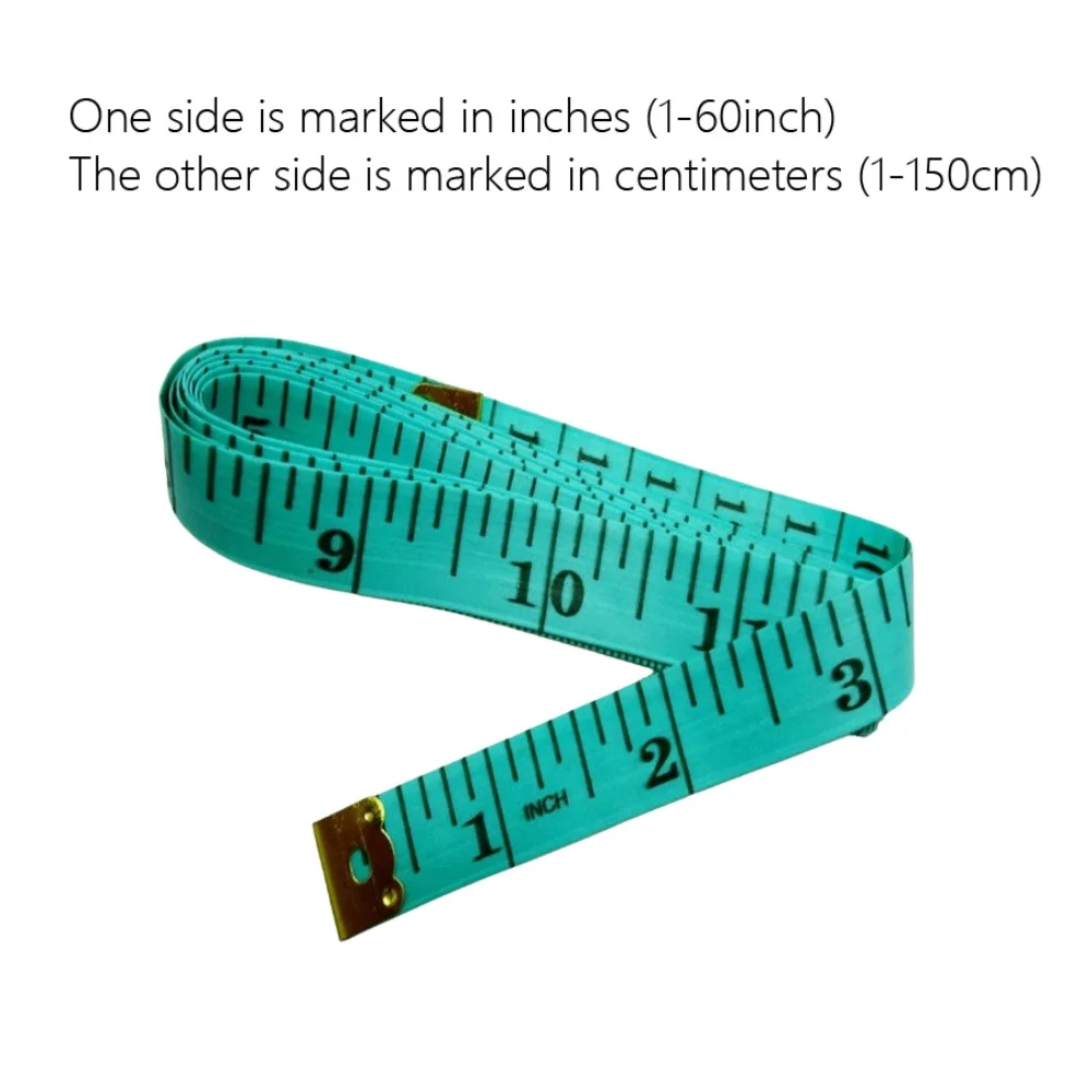 1/5/10Pcs 150cm/60-Inch Soft Body Measuring Ruler Tailor Tape Measure Centimeter Meter Sewing Measuring Tape in Random Colors view 3
