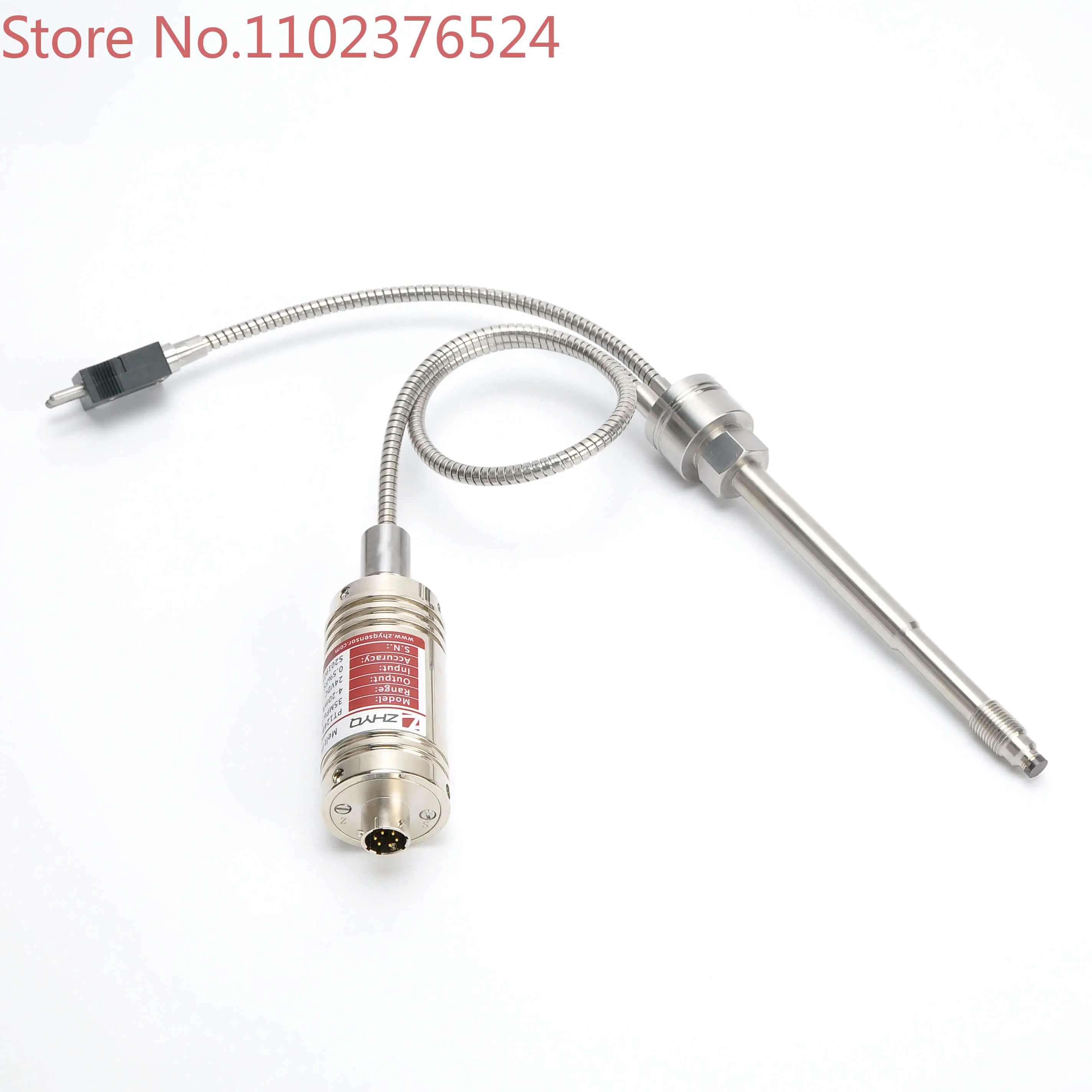 

PT124B-123T 4-20mA , 0-5V , 0-10V output 24VDC power supply High Temperature Melt Pressure Transmitter