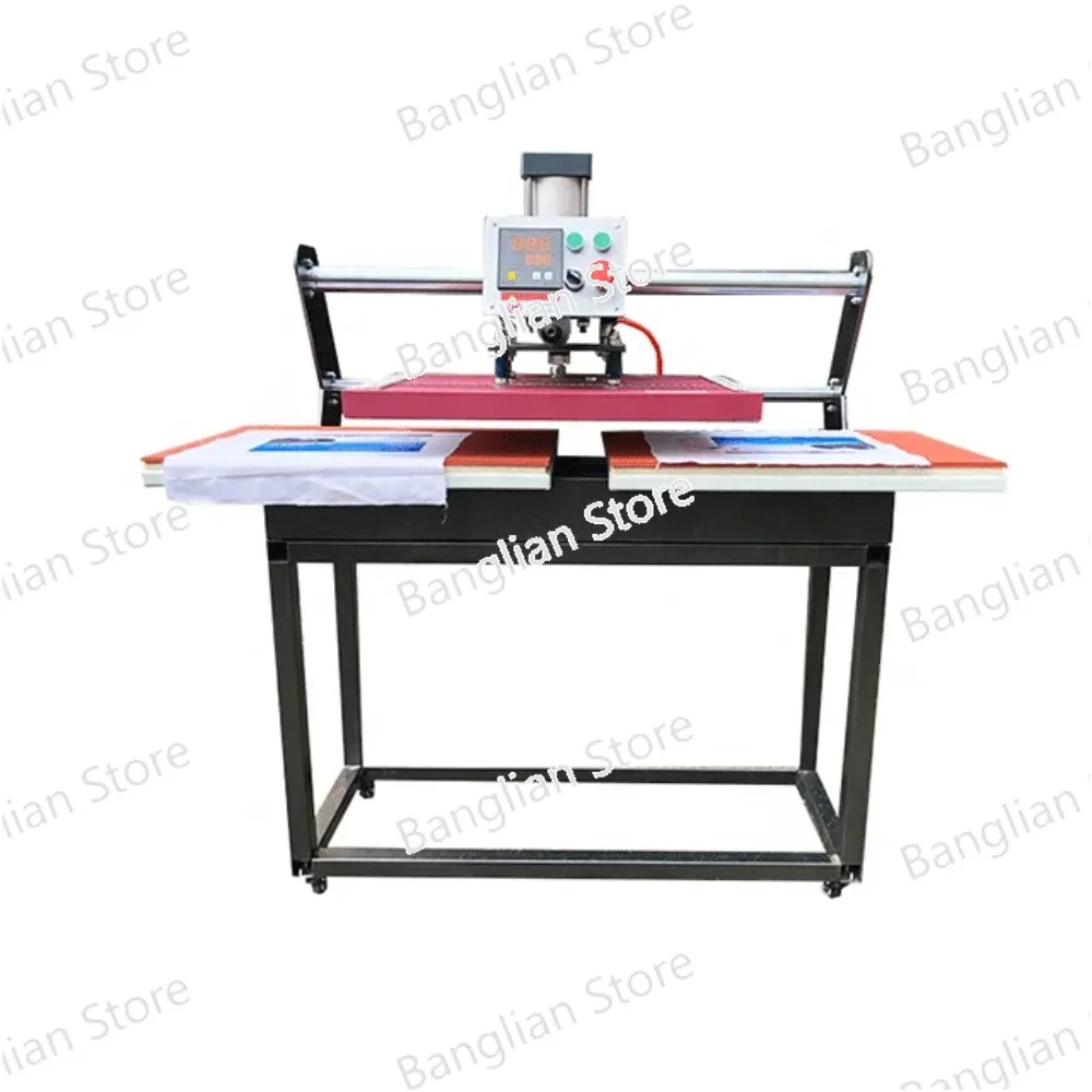 

Automatic Pneumatic Double Station Heat Press Machine Large Format T-shirt Heat Transfer Sublimation Machine