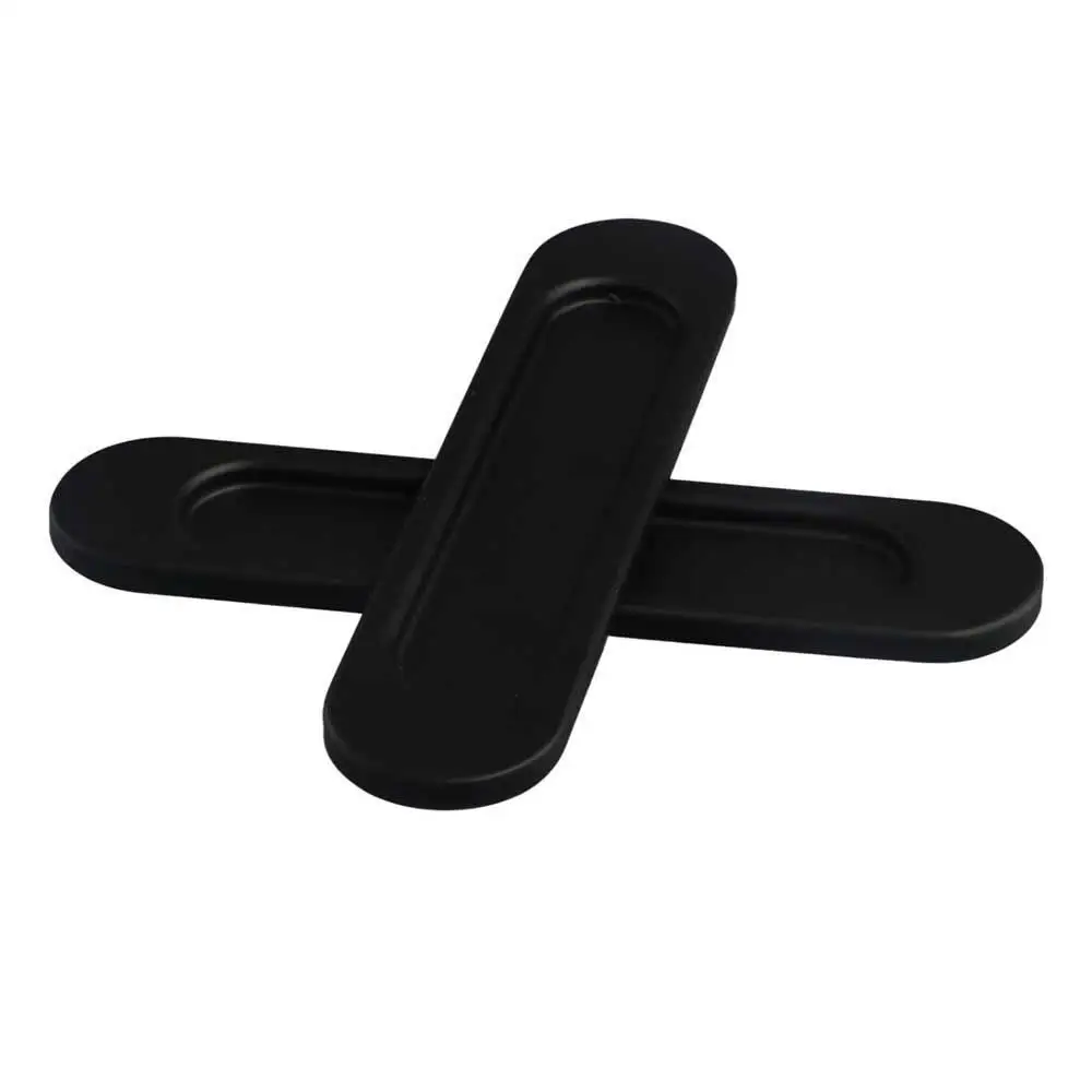 

No Drilling Self-adhesive Handle Aluminum Alloy Double-sided Sliding Door Handle Black/Grey/Gold Glass Door Knob Furniture