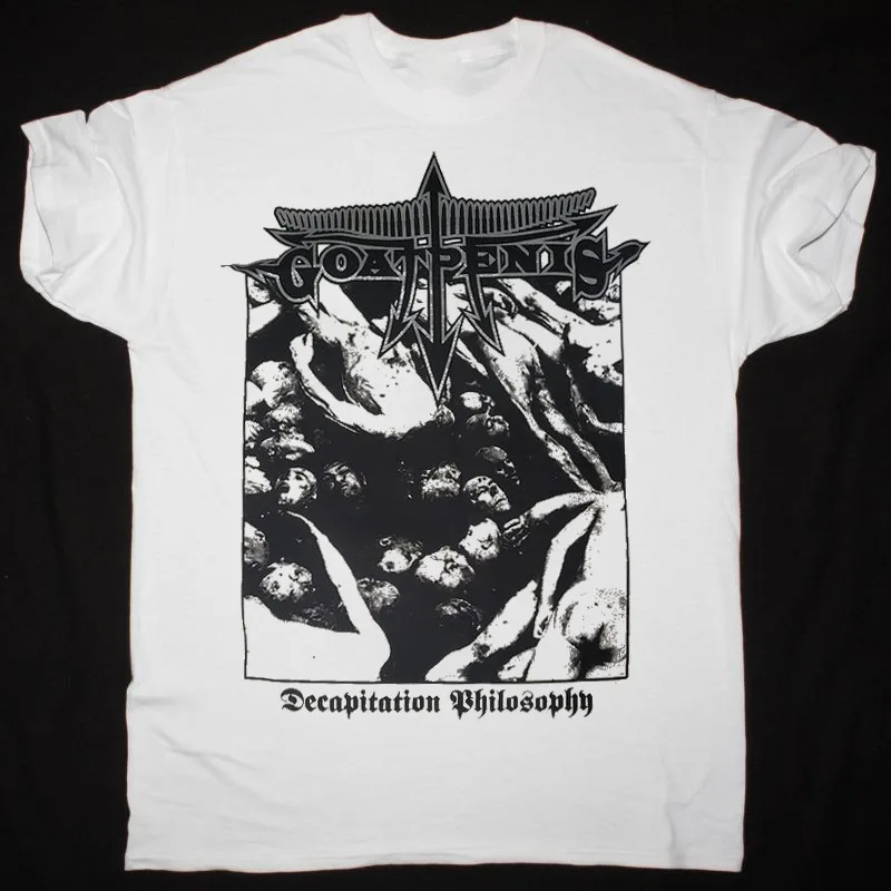 Goatpenis Decapitation Philosophy T-Shirt White Fullsize S-5XL Double Side