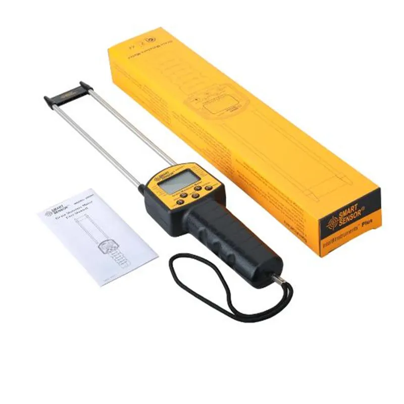 Digital Moisture Meter Cereal Moisture Meter AR991 Smart Sensor For Use In Corn Wheat Rice Grains Wheat Flour Monkfish Seed