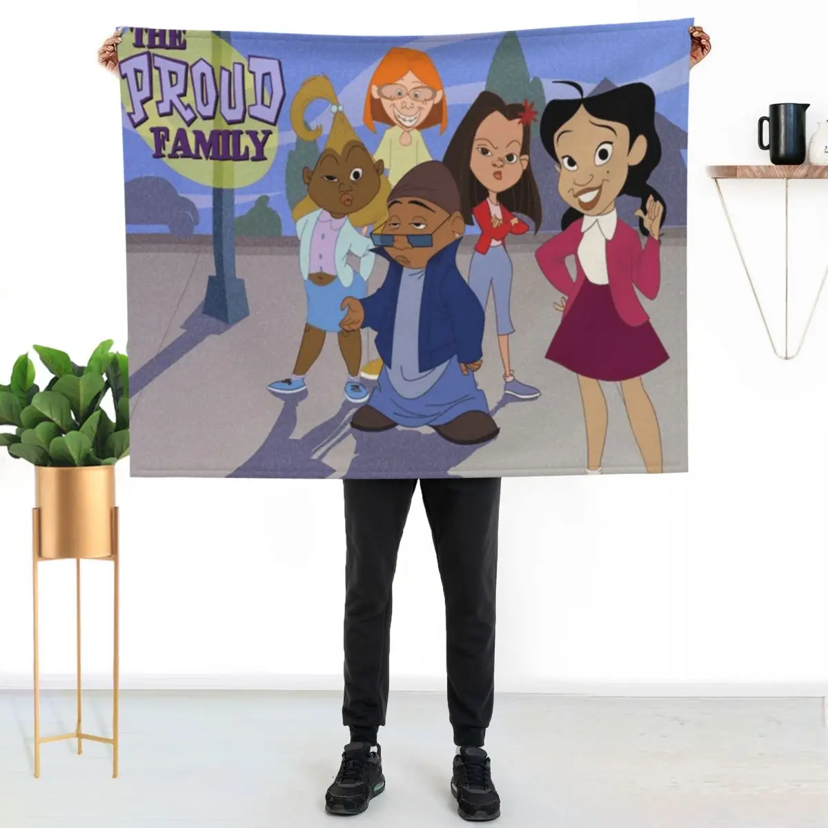 

The Proud Family Throw Blanket Warm Comfortable Blanket for Office Napping